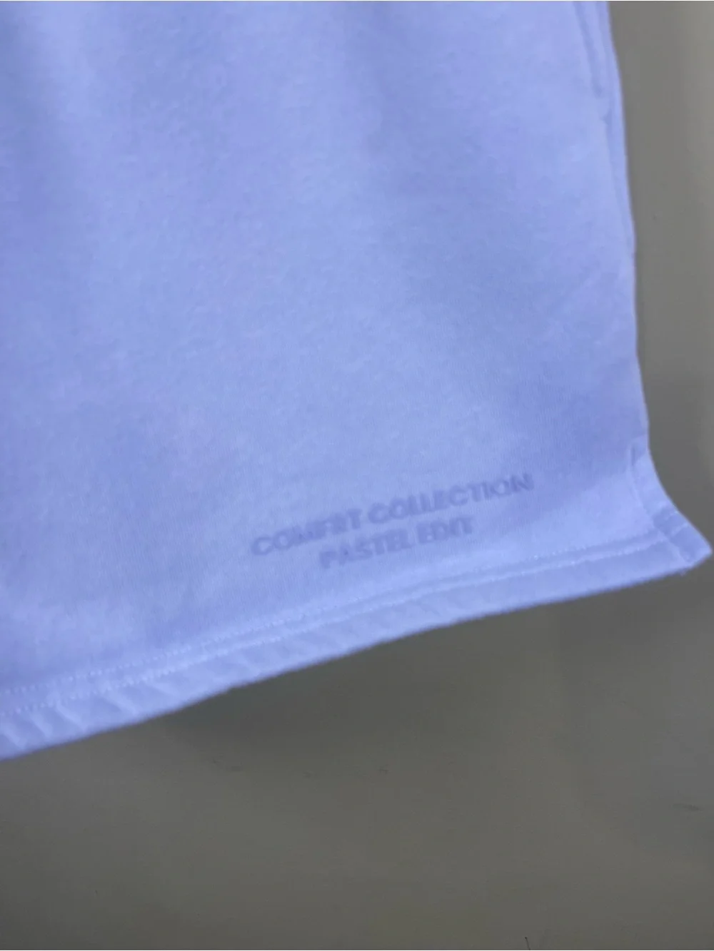 Comfort Collection Pastel Blue Athletic Lounge Shorts